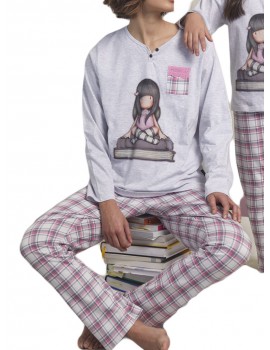 Pijama Mujer Gorjuss Algodón Libros