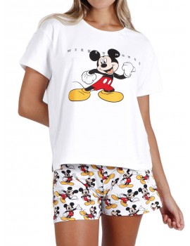 Pijama Mickey clásico mujer verano