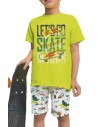 Pijama Niños Yatsi Verano Skate Corto