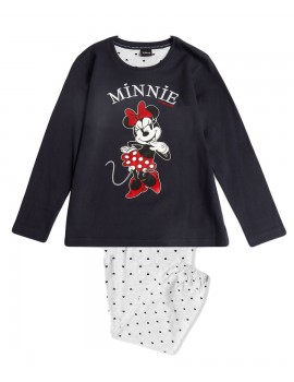 Pijama niña Minnie corazones