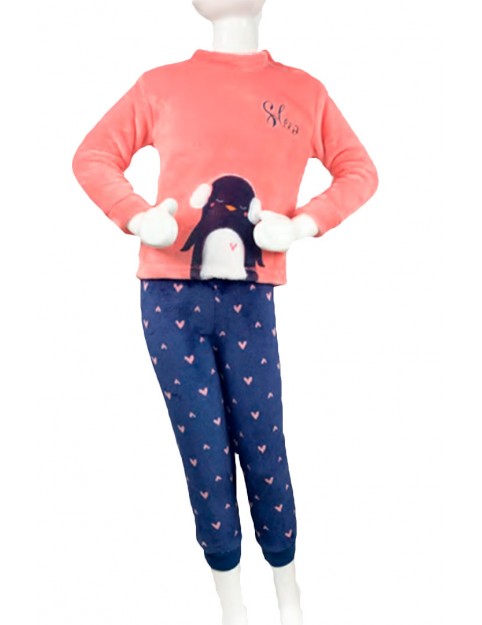 Pijama Coralina Niña BlueDreams Pingüino
